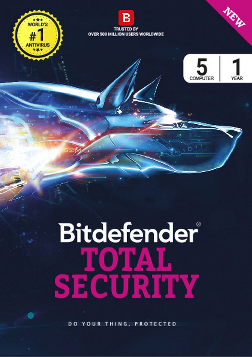 Bitdefender Total Security - 1-Year / 5-Device - Global